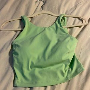Lululemon align tank size 2 mint green high neck